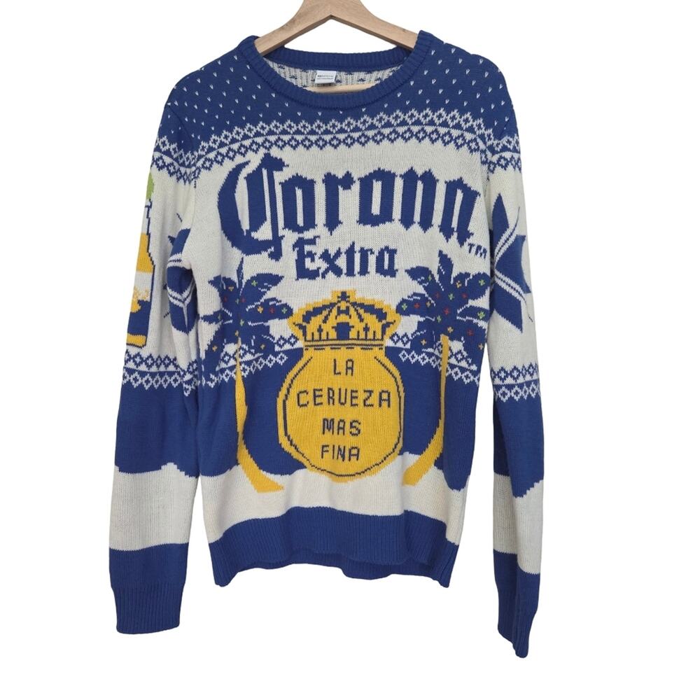 Corona | Corona Extra Beer Holiday Ugly Christmas Sweater Cozy and Comfy
